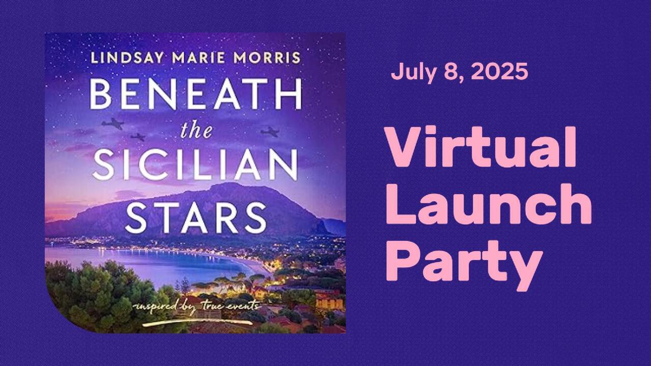 Beneath the Sicilian Stars Virtual Launch Party with Author Lindsay Marie Morris